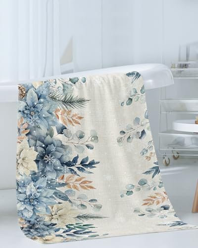 Christmas Bath Towels Set of 3 - Soft and Stylish