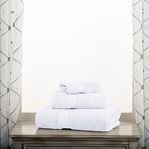 Superior Egyptian Cotton 3-Piece Towel Set White
