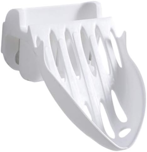 Healifty Wall-Mounted Soap Holder with Toothbrush and Toothpaste Storage
