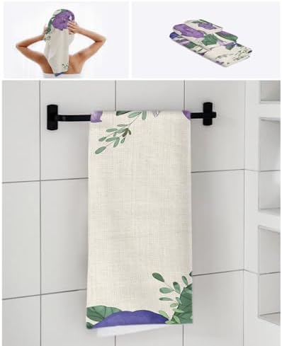 Smile Sunflower Bath Towels Set of 3 with Morning Glory Design