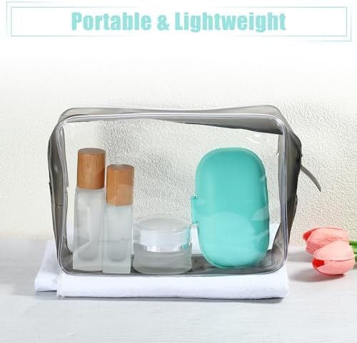 VOCOSTE Travel Soap Dish with Lock Blue