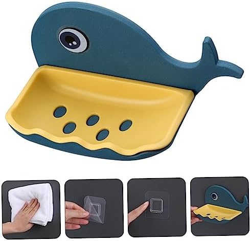 Zerodeko Whale Shape Wall Hanging Soap Holder