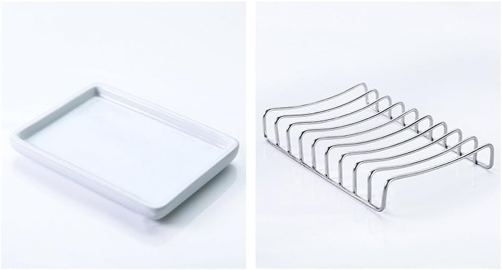 PRETYZOOM 2pcs Stainless Steel Soap Holder