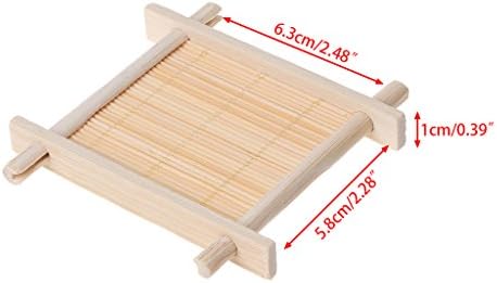 TENYELE Wooden Bathroom Soap Holder with Drain 1