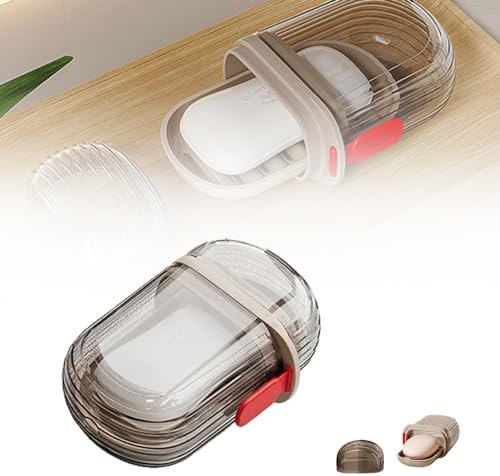 Seivble Travel Soap Holder with Leak Proof Lid 1