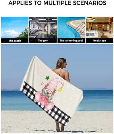 Christmas Bath Towels Set of 3 - Soft and Decorative