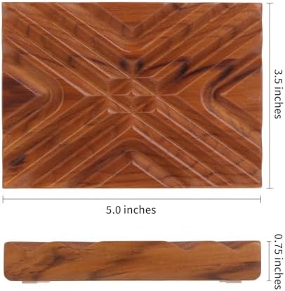 Teak Soap Dish by Casabene for Shower and Kitchen 1