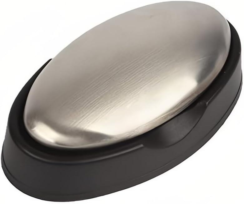 Ropto Stainless Steel Soap Bar - Odor Eliminator for Hands