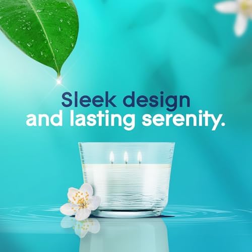 Glade 3-Wick Scented Candle Jar Dewdrop Petals 68 Oz 3 Count