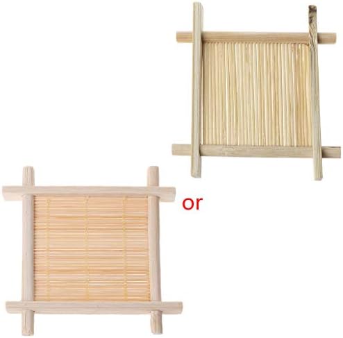 TENYELE Wooden Bathroom Soap Holder with Drain 1