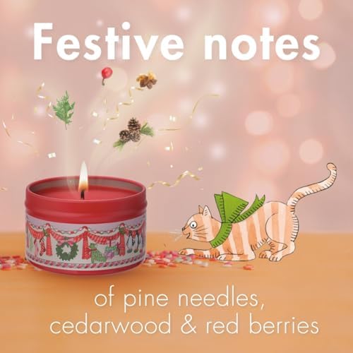 Cath Kidston Festive Tin Candle 100g Red Berry Cedar 1