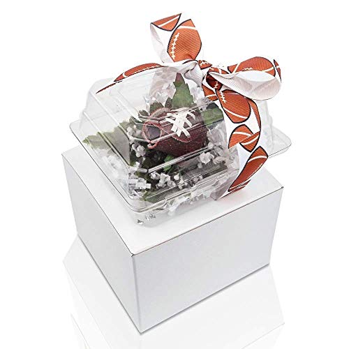 SportsRoses Football Rose Boutonniere - Handmade Gift