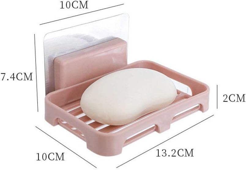 1PCS Plastic Soap Box for Bathroom Durable Wall Mounted Holder