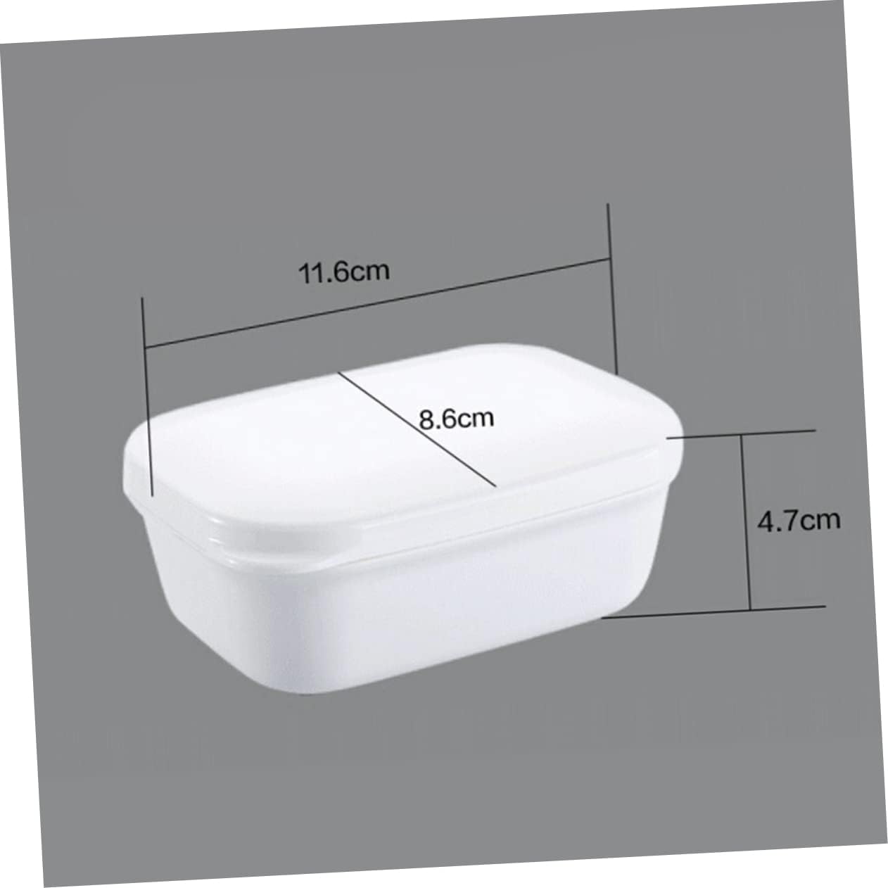 Travel Size PP Soap Holder - Leak Proof Anti-Slip