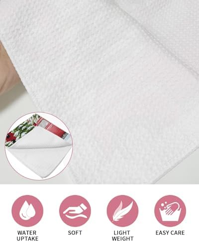 Falaniique Christmas Waffle Towel Set of 2 1
