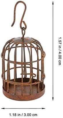 YARNOW 2pcs Miniature Bird Cage Decorative Lantern