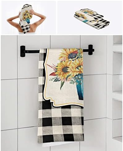 Smile Sunflower 3 Pcs Bath Towel Set 1