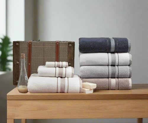 Cotton Towel Set - 6 Pieces Premium Quality The Impression Collection