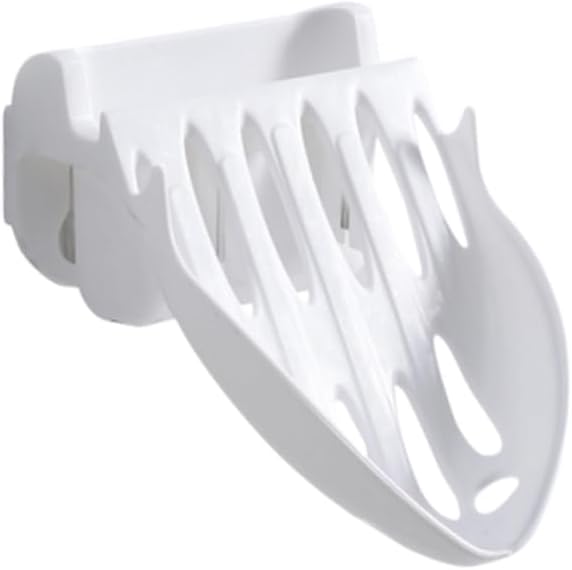 FONDOTIN Wall-Mounted Soap Dish with Drainage and Toothbrush Holder