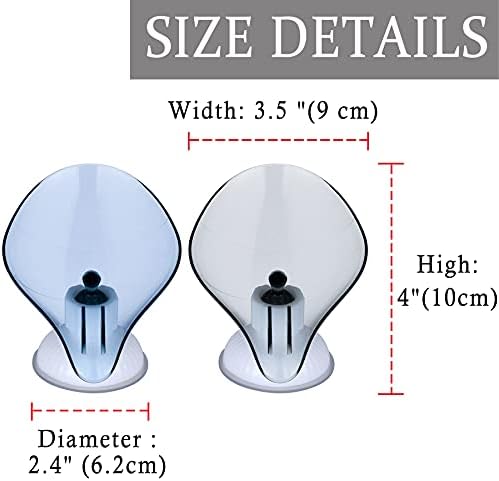 Bulckrew 2PC Leaf Soap Holder Suction Cup Design