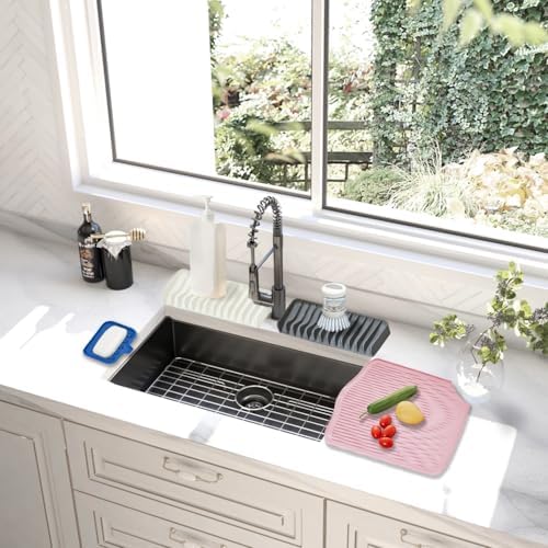CrazyHome Silicone Self Draining Soap Dish 1 PCS