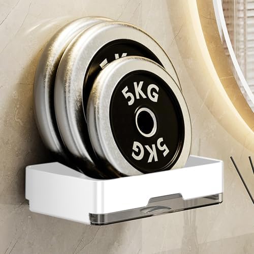 Wall-Mounted No-Punch Soap Box with Suction Cup Holder