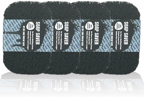 Turner and Addie 4 Pack Black Soap Dish