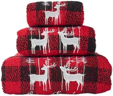 Marina Decoration Christmas 3 Piece Towel Set