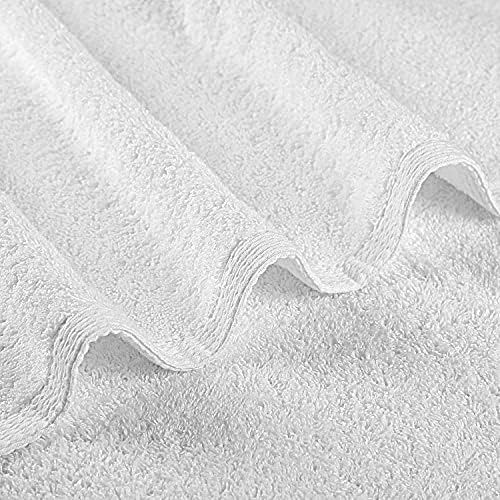LANE LINEN 6-Piece Hand Towel Set - 16 x 28 Black White
