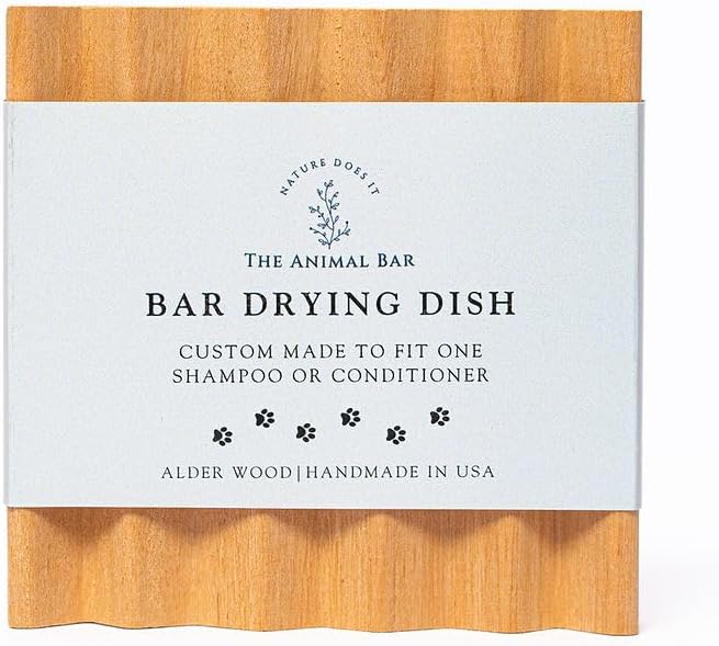 Eco-Friendly Self-Draining Soap Dish - Natural Alder Wood