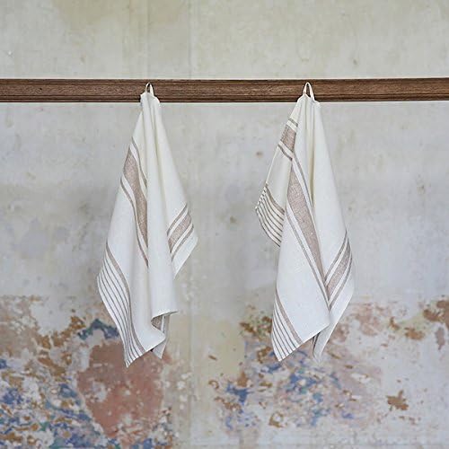 LinenMe Tuscany Beige Towel Set - 2 Bath 2 Hand Towels