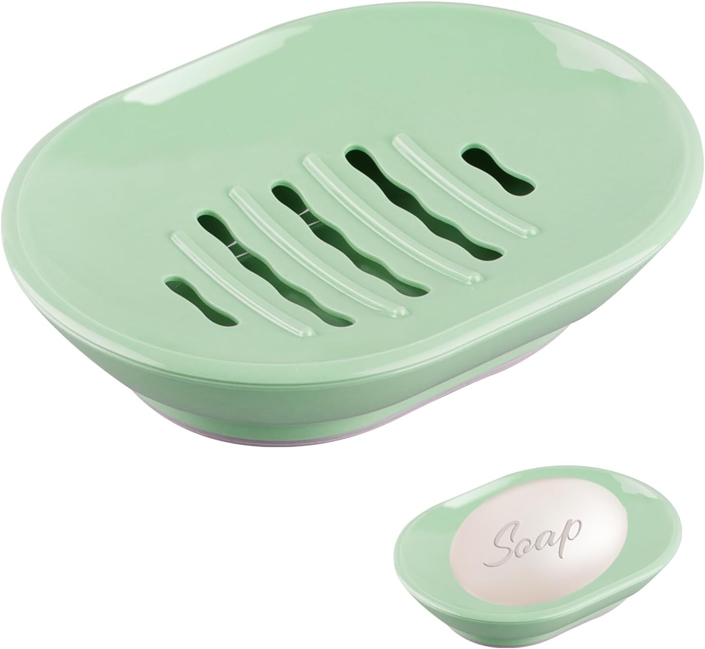 Cokolila Soap Dish with Drain Durable and Elegant