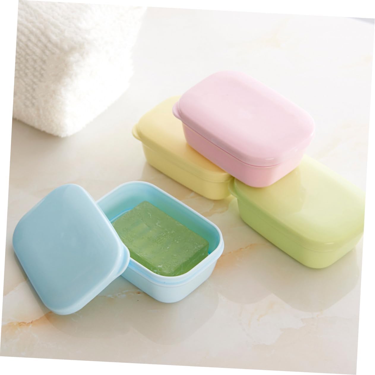 Luxshiny Pp Soap Dish Waterproof Bathroom Holder
