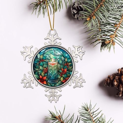 Zyadsinoudor 3 Inch Snowflake Hanging Ornament