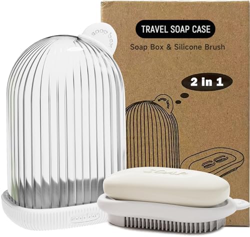 Doter Travel Soap Case with Leakproof Lid