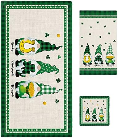 Anzona St Patricks Day 3-Piece Bath Towel Set 1