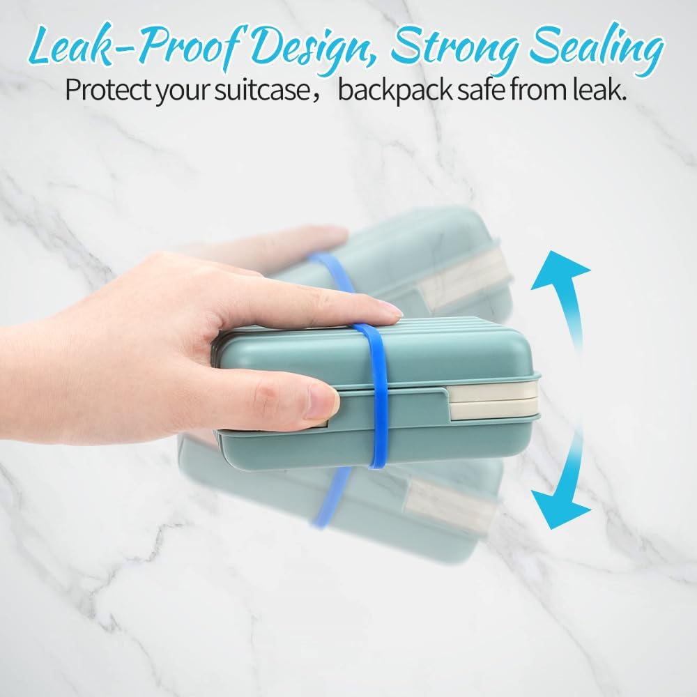 3 Pcs Soap Holder Set with Drainage Waterproof Travel Dorm