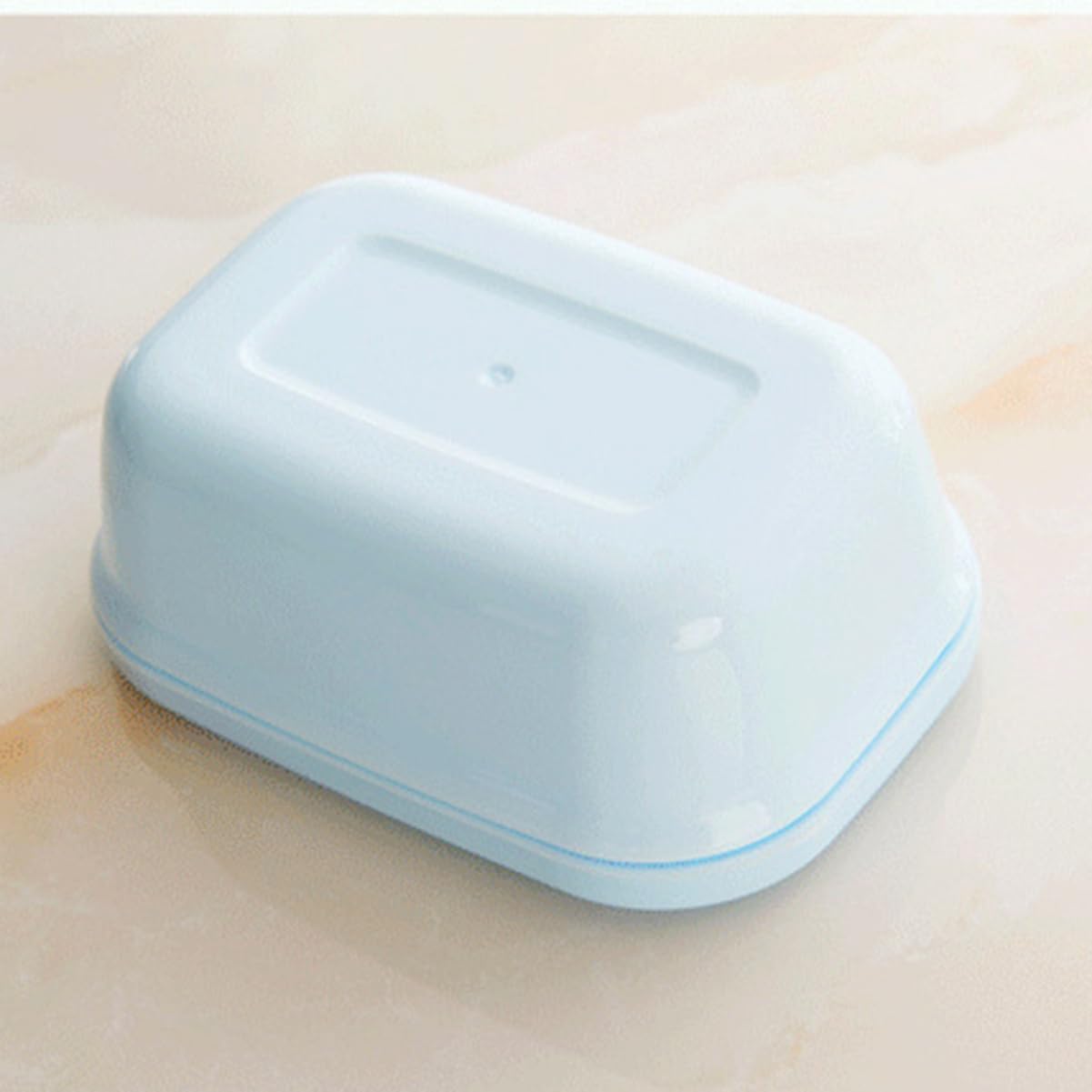 PRETYZOOM Leakproof Pp Soap Dish for Bathroom and Travel