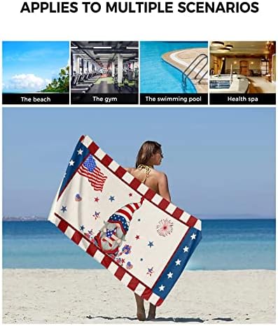 Anzona 4th of July Gnomes 3 Piece Towel Set 1