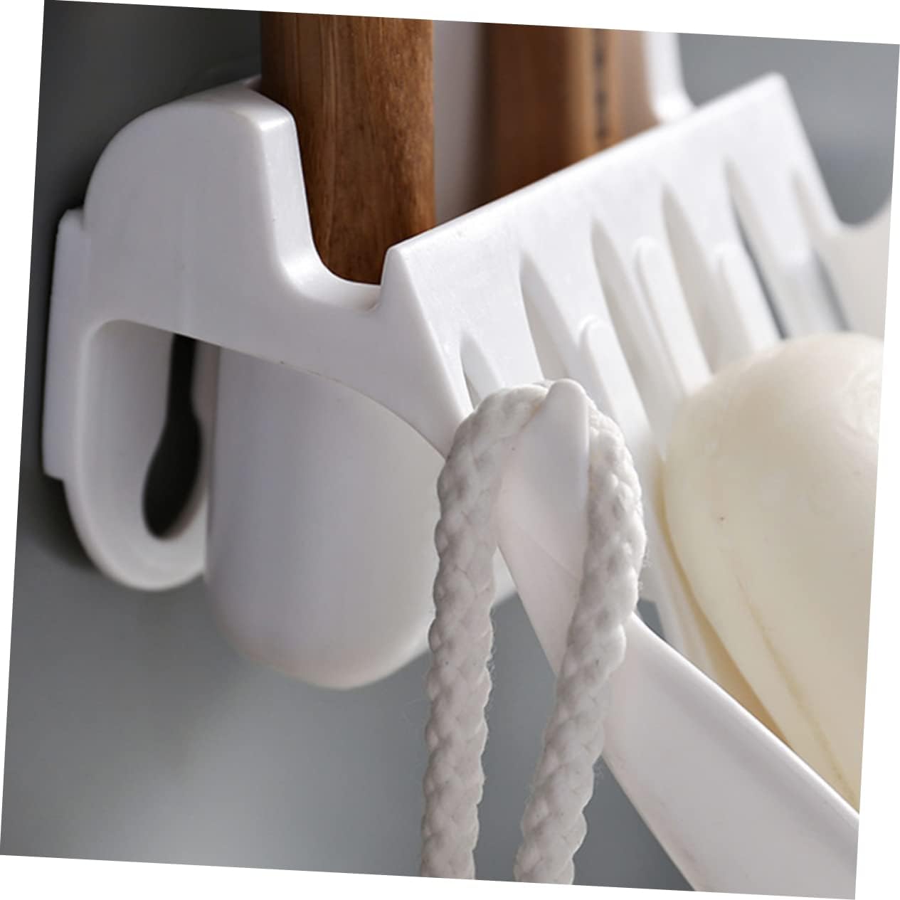DRESSOOS Wall-Mounted Soap Holder with Drainage