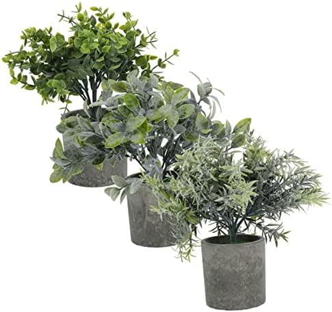 Realistic Artificial Bonsai Set for Living Room