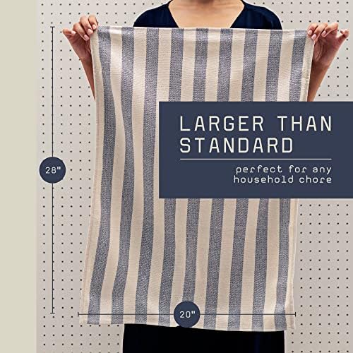 MEEMA Kitchen Towel Set - 6 Pack Super Absorbent Dish Towels