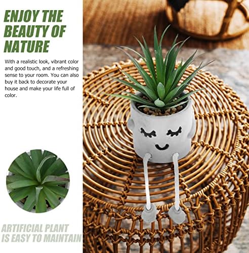 MAGICLULU Artificial Succulents Potted Plant Decor 1
