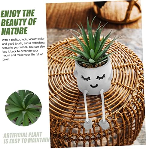 VINTORKY Artificial Succulent Bonsai Plant for Home Decor