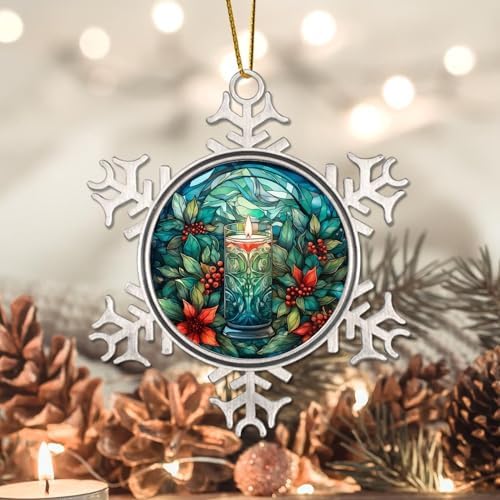 Zyadsinoudor 3 Inch Snowflake Hanging Ornament