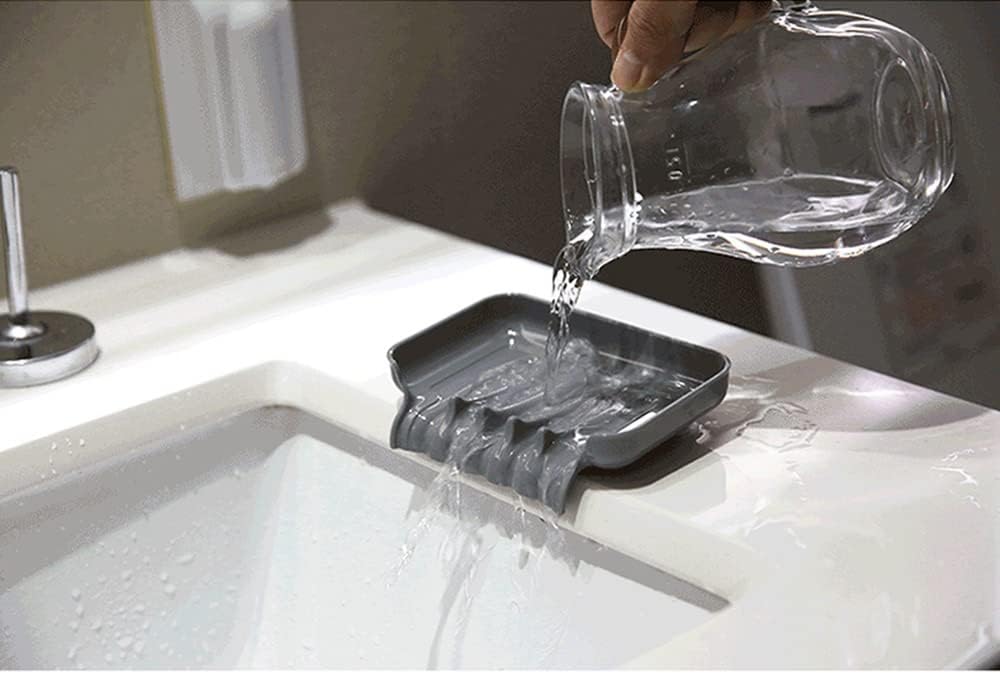 Water Repellent Non Slip Soap Dishes with Suction Cups 3 Pack
