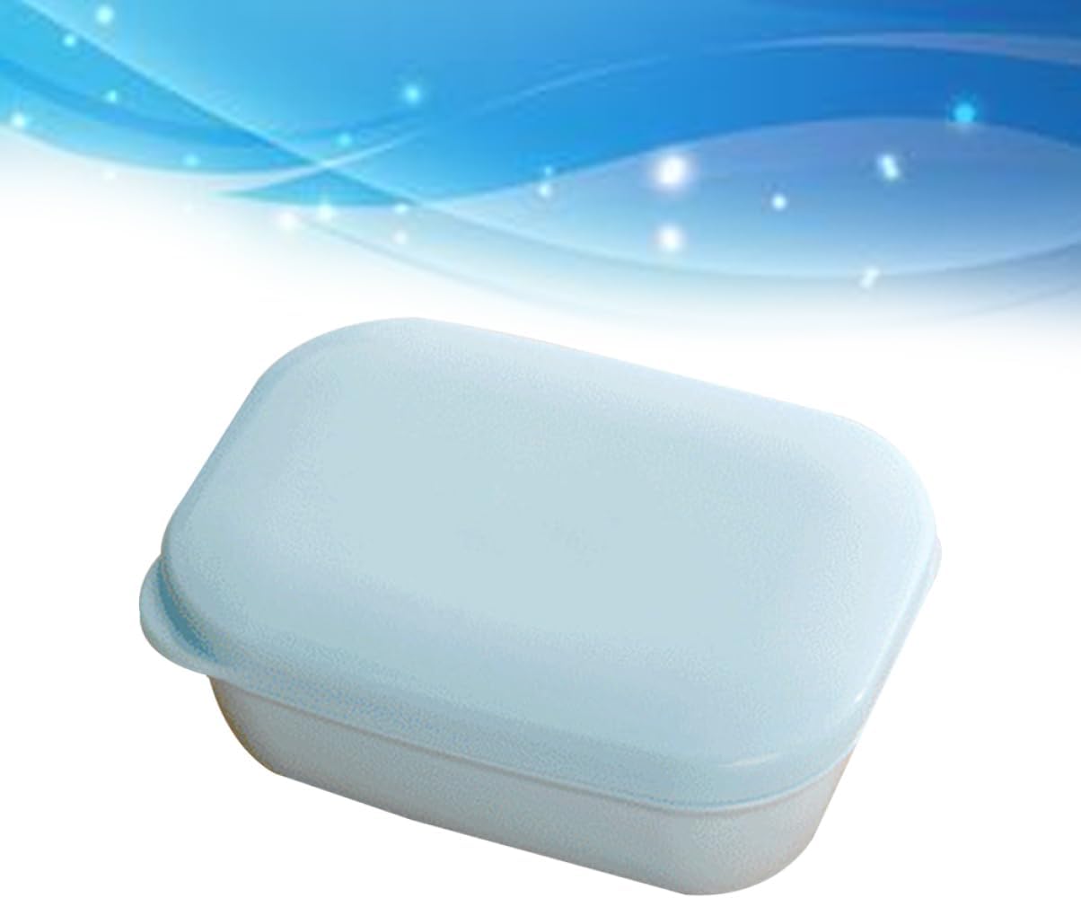 PRETYZOOM Leakproof Pp Soap Dish for Bathroom and Travel