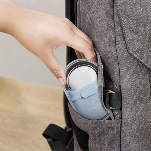 Leak-Proof Travel Soap Dish for Solid Soaps