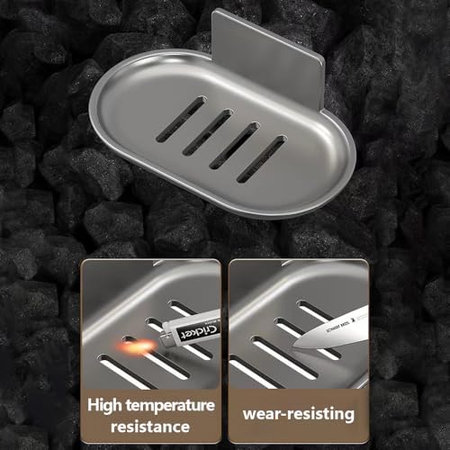 Wall Mounted Soap Dishes 2 Pack Gray 35 x 57 Inches