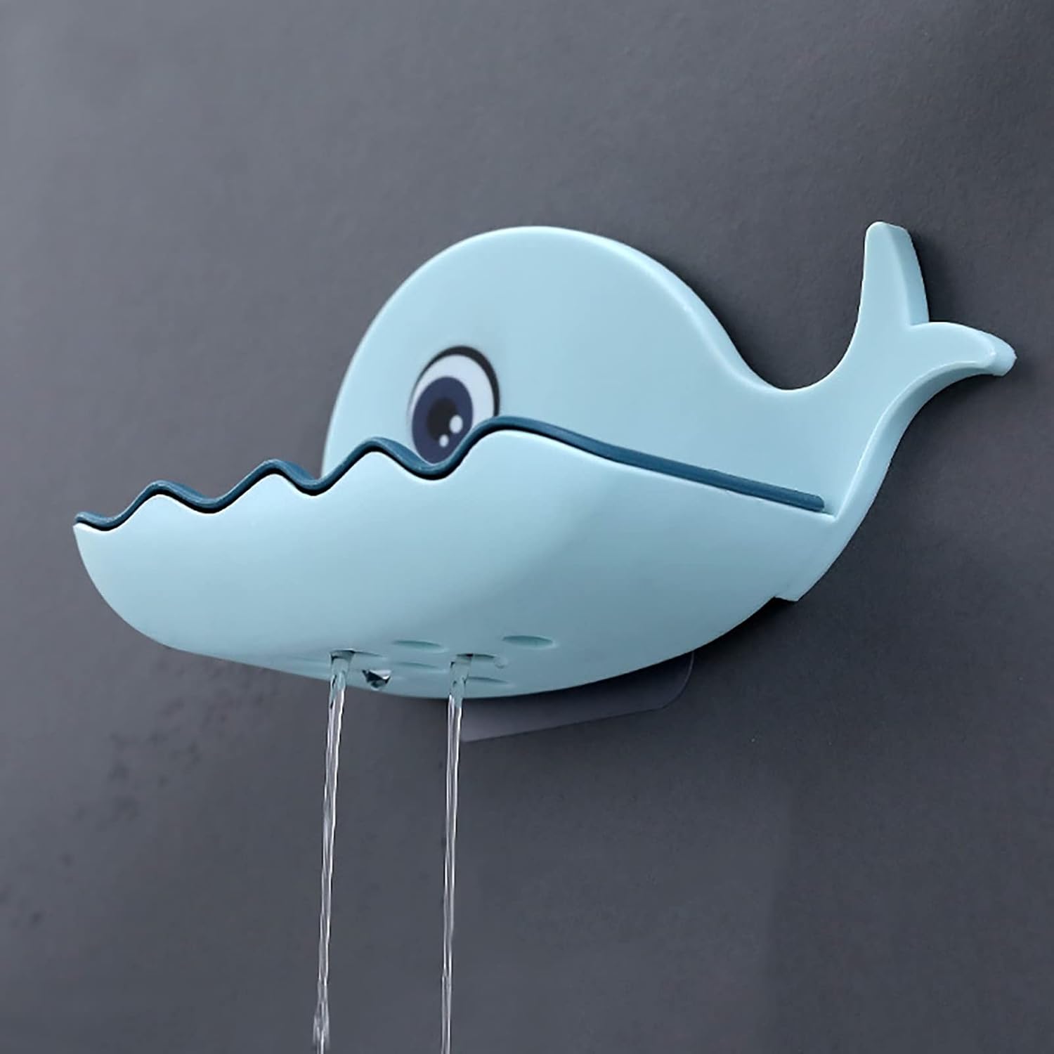 Wall-Mounted Soap Holder with Drainage for Kitchen and Bathroom